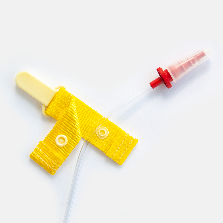 Tubie + Catheter Clips (Yellow)