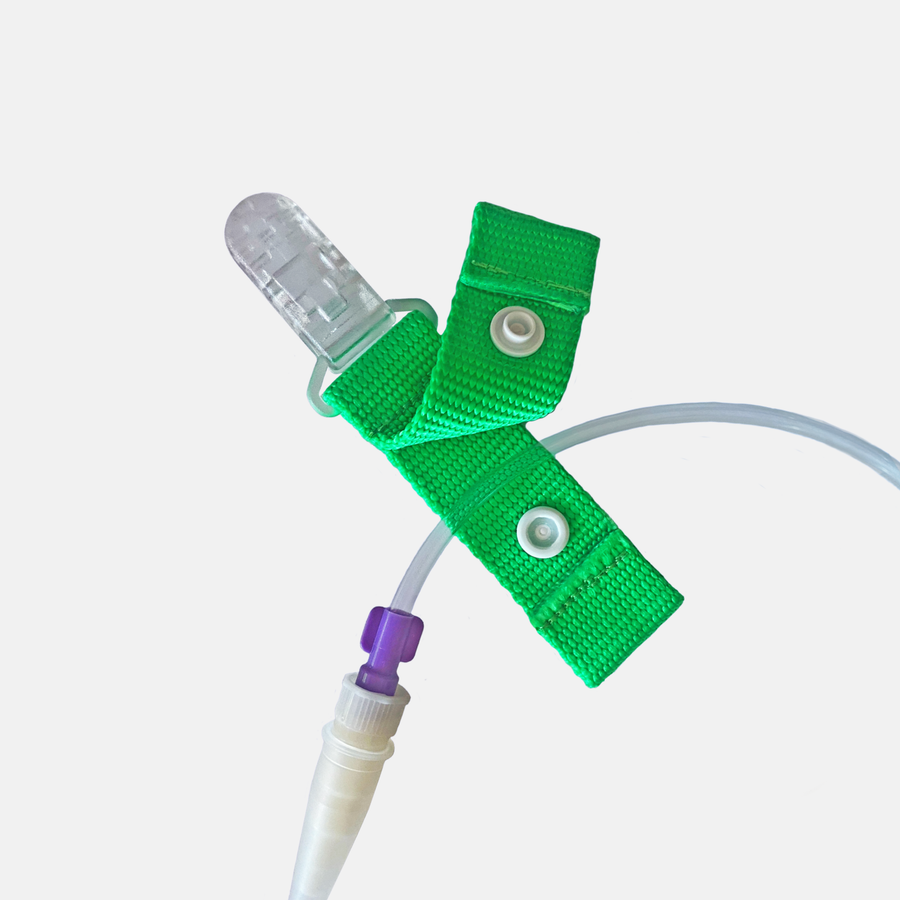Tubie + Catheter Clips (Neon Green)