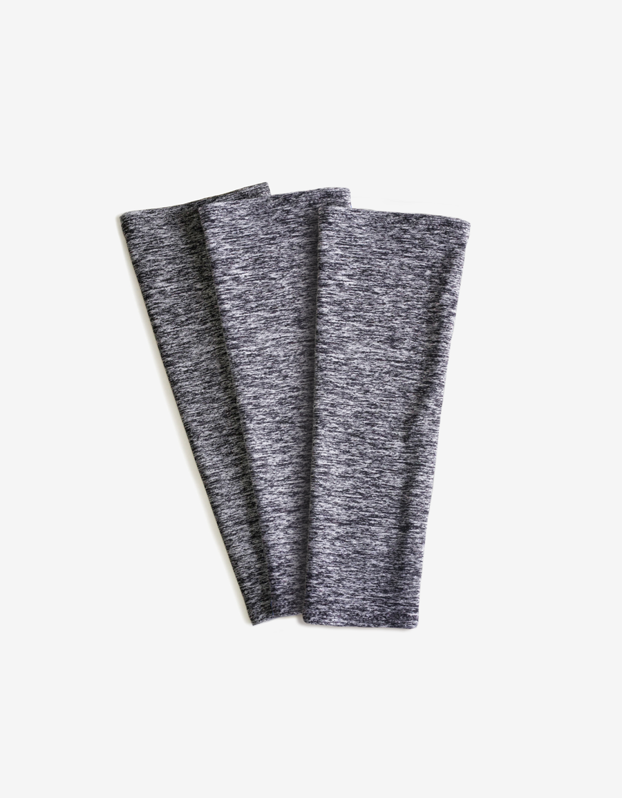 3 pack of sensory-friendly softsleeves in charcoal for T1D and PICC Lines